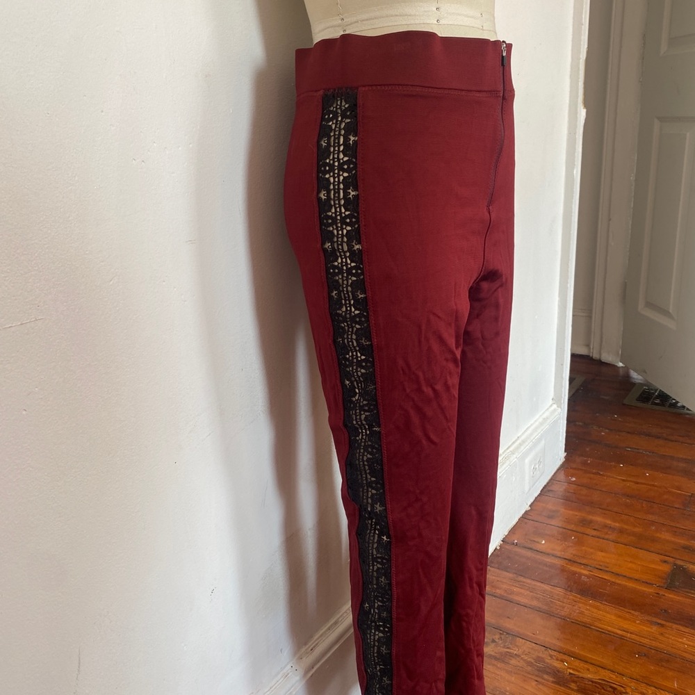 Ganni pants with lace inset size small or medium
